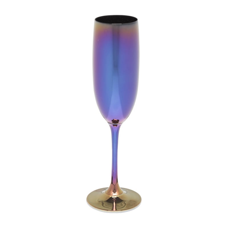 Champagne glas regenboog - 175 ml