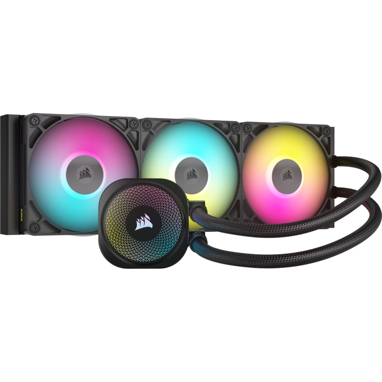 Corsair iCUE LINK TITAN 360 RX RGB waterkoeling 4-pins PWM fan-connector