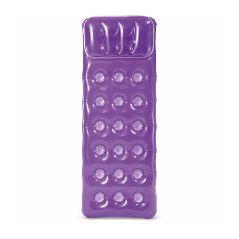 Intex luchtbed - paars - 188 x 71 cm - water/zwembad opblaas artikelen -