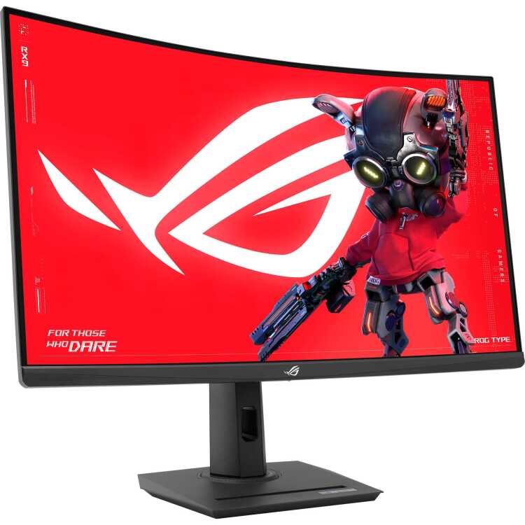 ASUS ROG Strix XG32WCMS gaming monitor HDMI, DisplayPort, USB-C, 280 Hz
