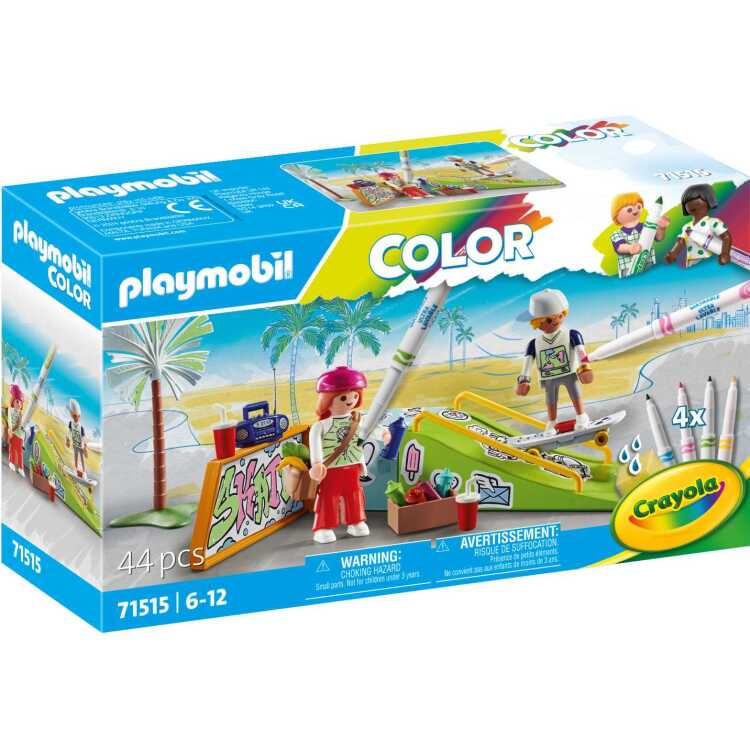 PLAYMOBIL Color - Skatepark constructiespeelgoed 71515