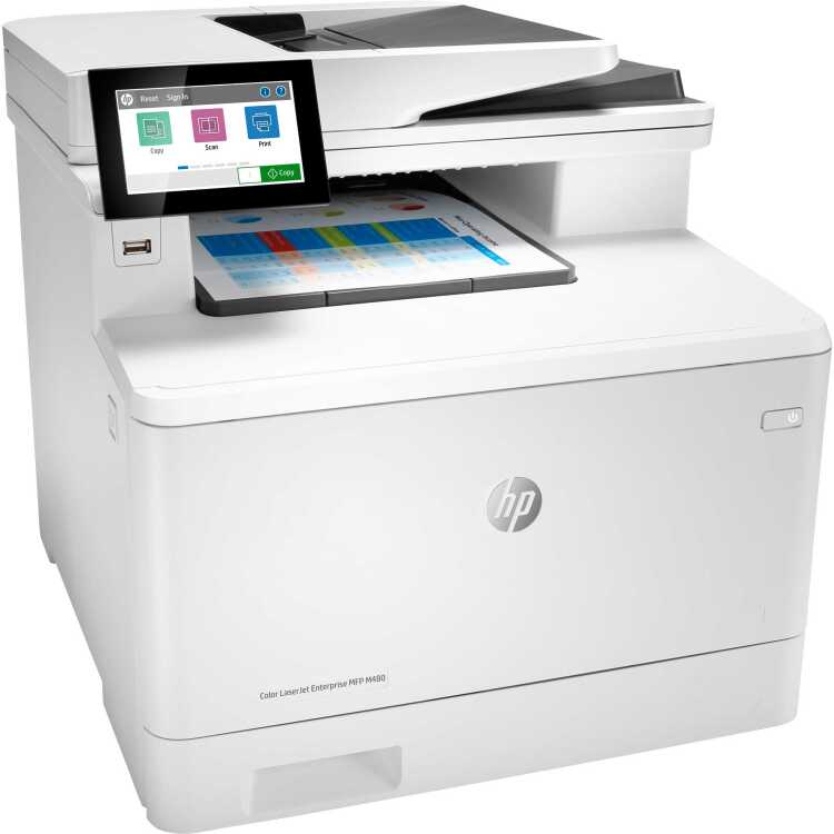 HP Color LaserJet Enterprise MFP M480f all-in-one printer Printen, kopiëren, scannen, faxen, USB