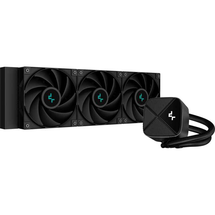 DeepCool LS720S Zero Dark waterkoeling 4-pins PWM fan-connector
