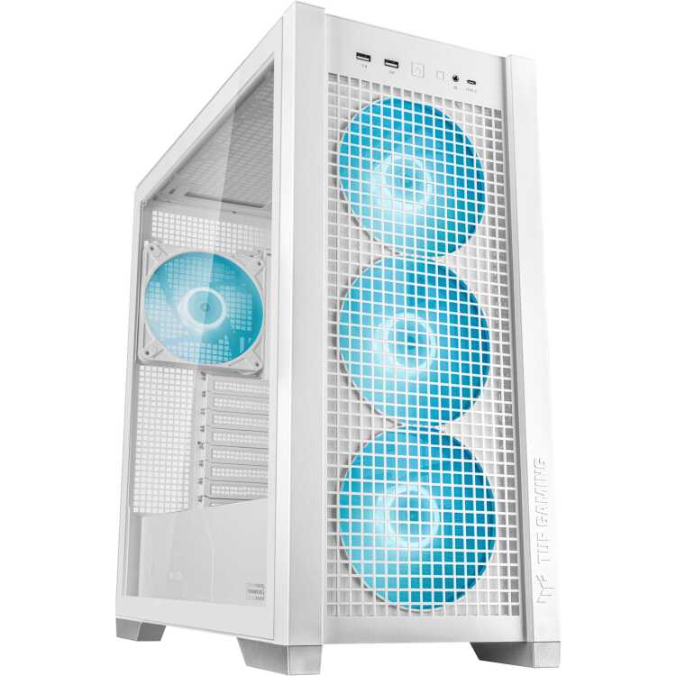 ASUS TUF Gaming GT302 ARGB tower behuizing 2x USB-A | 1x USB-C | RGB | Tempered Glass