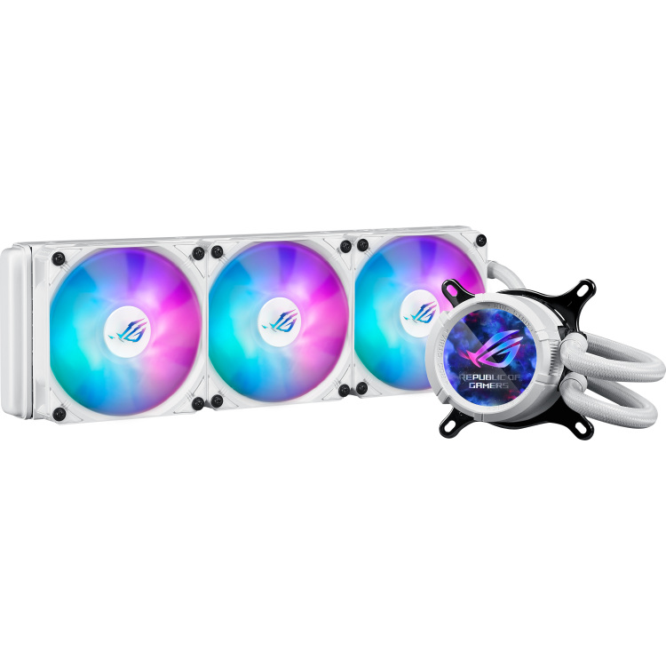 ASUS ROG STRIX LC III 360 ARGB LCD White Edition waterkoeling 4-pin PWM