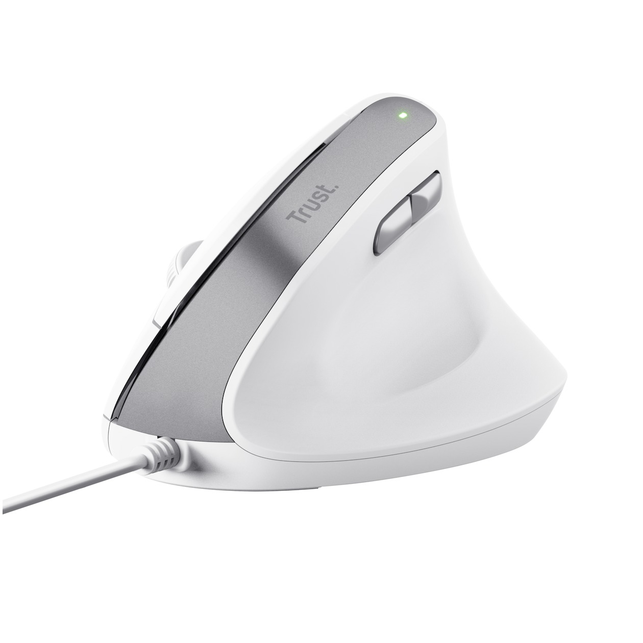 Trust Bayo II Ergonomic Mouse Muis Wit