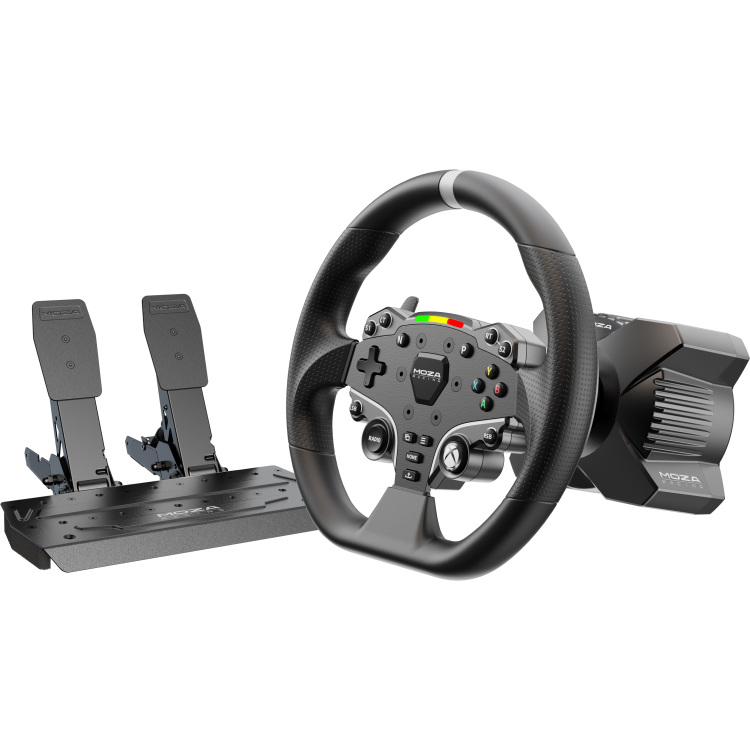 MOZA R3 + ES + SR-P Lite Bundel stuur Basis, stuur en pedalen