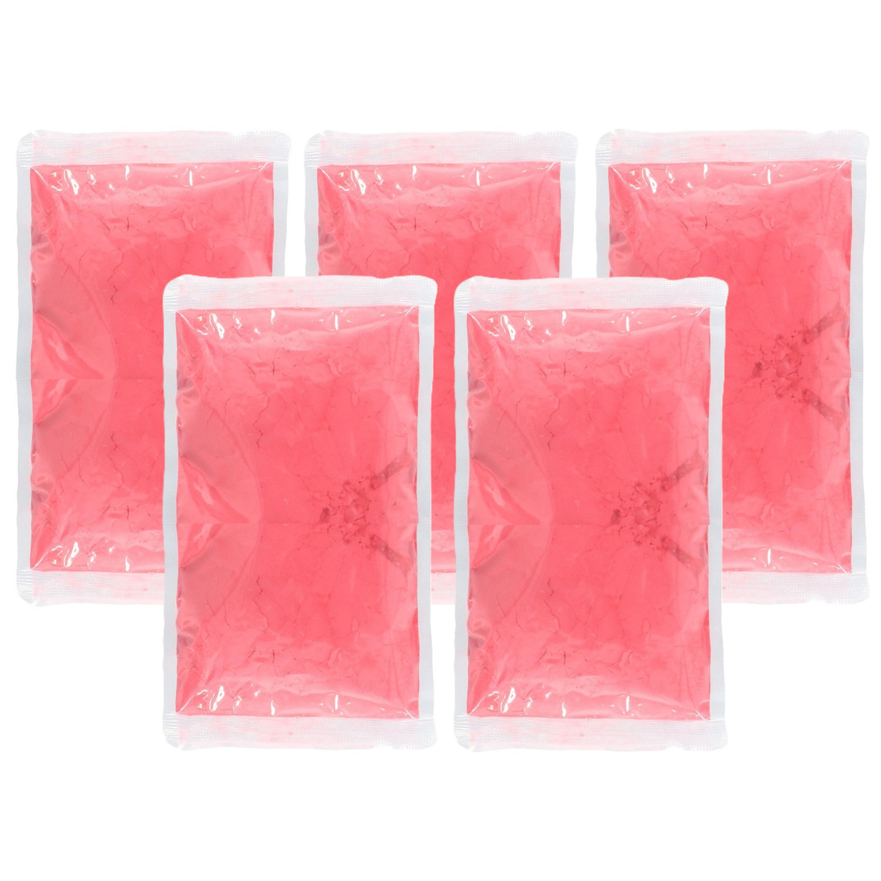 Holi kleurpoeder - 5x - roze - 70 gram - festival/party - heilig kleuren poeder - festival -