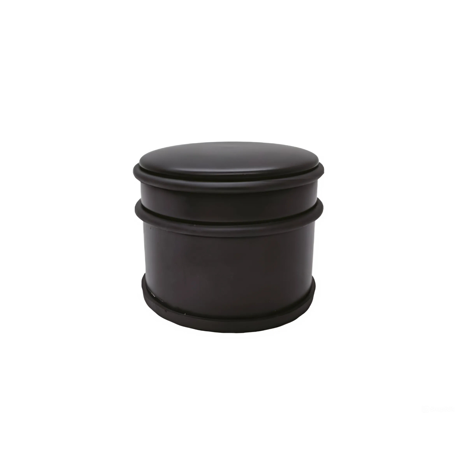 Deurstopper - zwart-mat - D9 cm - 1,1 kg -