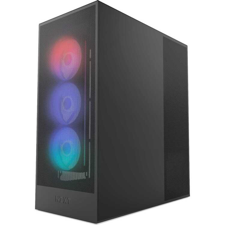 NZXT H7 Flow RGB ( 2024 ) tower behuizing 2x USB-A | 1x USB-C | RGB | Tempered Glass