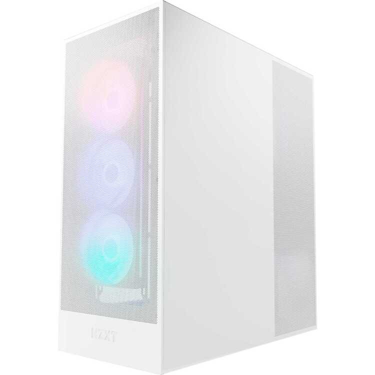 NZXT H7 Flow RGB ( 2024 ) tower behuizing 2x USB-A | 1x USB-C | RGB | Tempered Glass