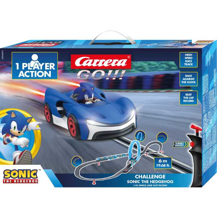 Carrera GO!!! Challenge - Sonic racebaan schaal 1:43