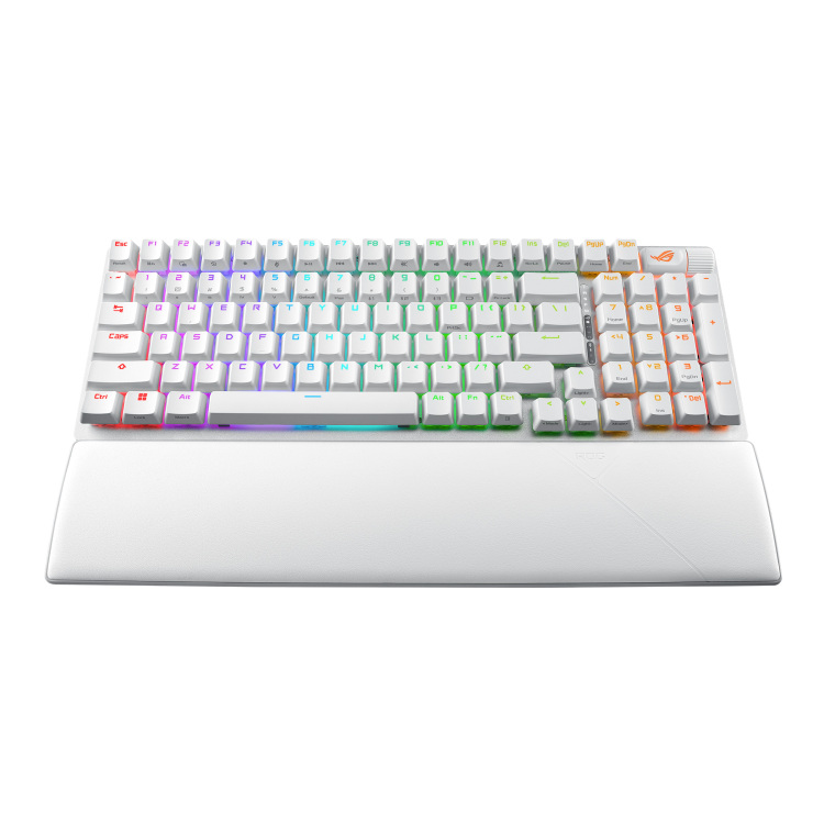 ASUS ROG Strix Scope II 96 Wireless gaming toetsenbord 96%, RGB leds, Hot-swappable, PBT Double-shot, Bluetooth / 2.4GHz / USB 2.0