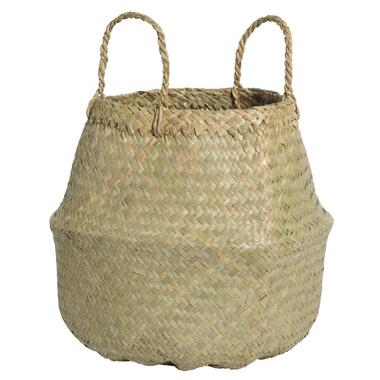 Thaise mand Yuan - naturel - 37xØ30 cm - Leen Bakker