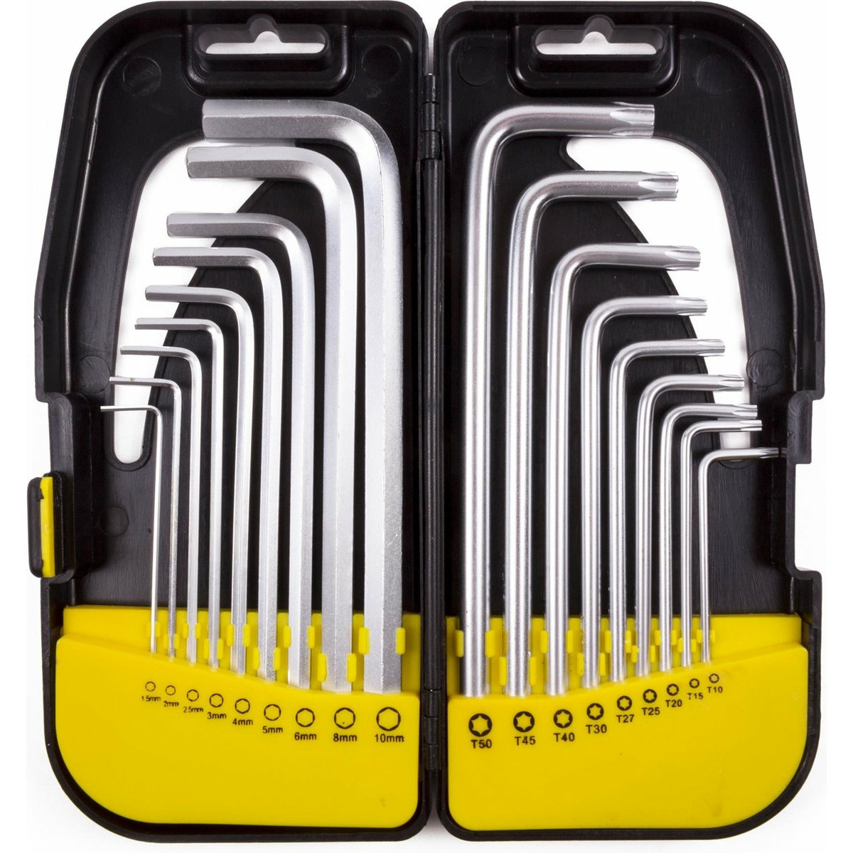 Benson Inbus en Torx sleutelset - 18-delig -