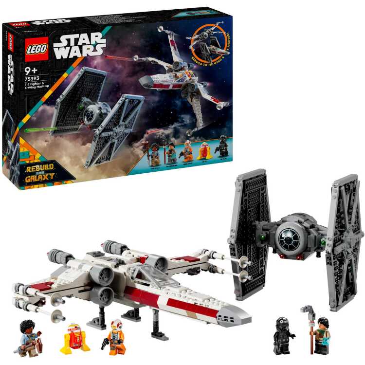 LEGO Star Wars - TIE Fighter en X-wing combi constructiespeelgoed 75393