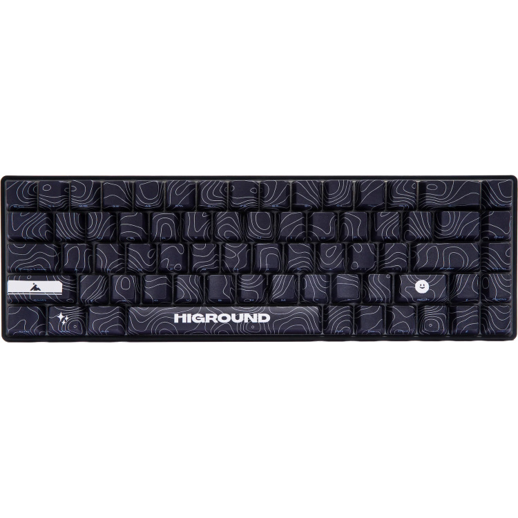 Higround BLACKICE Base 65 Keyboard gaming toetsenbord 65%, RGB leds, Dye-sub PBT, Hot-swap