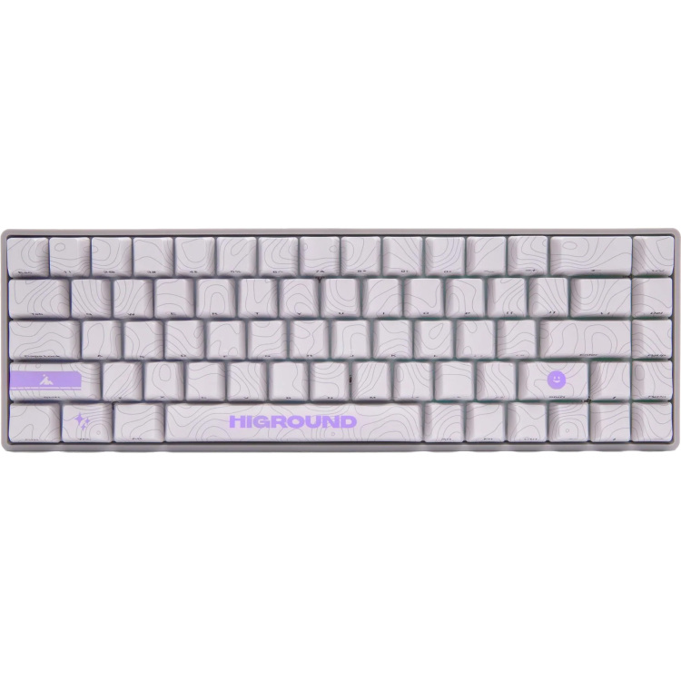 Higround Performance Base 65 Keyboard - RETROSUPER gaming toetsenbord 65%, RGB leds, Dye-sub PBT, Hot-swap