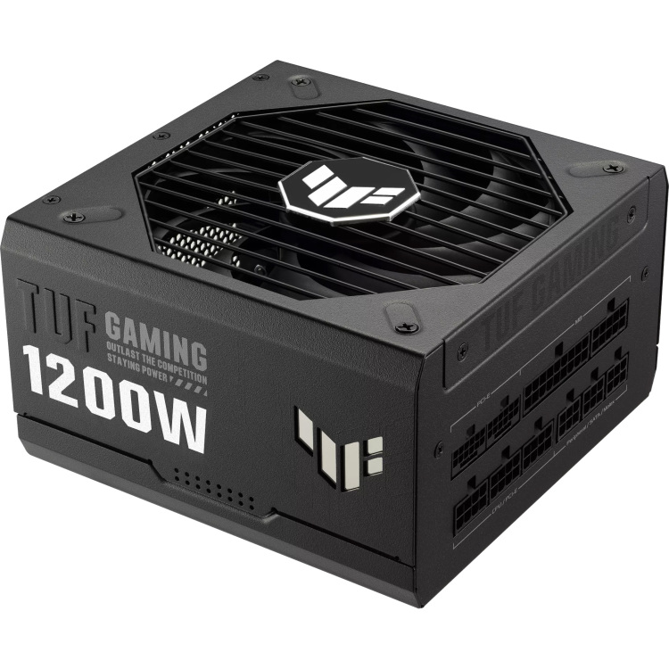 ASUS TUF Gaming 1200W Gold voeding 5x PCIe, 1x 12VHPWR, kabelmanagement