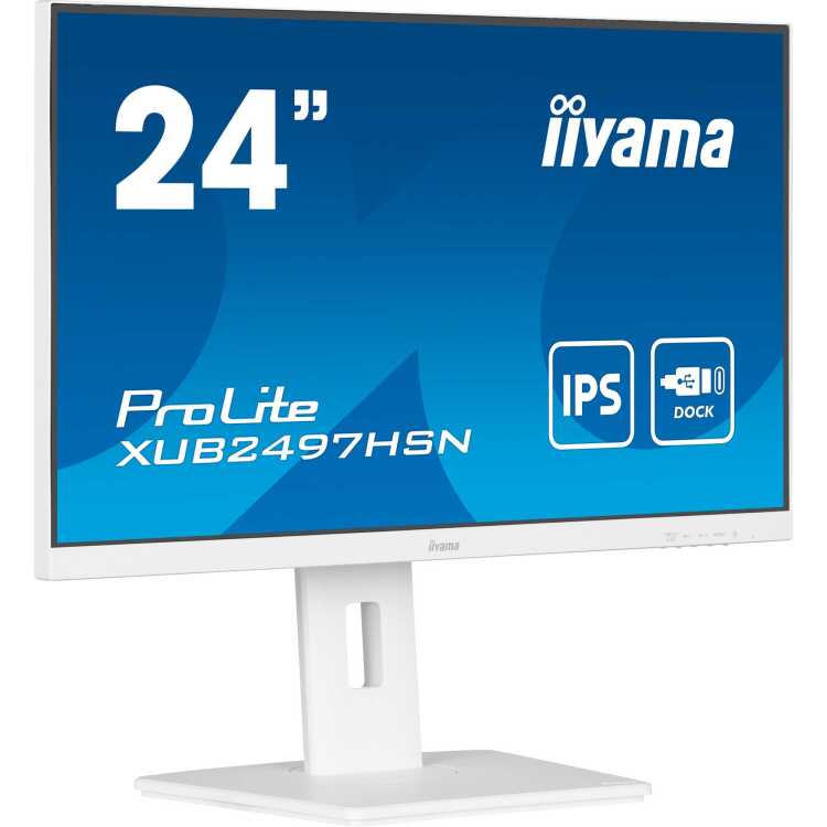 iiyama ProLite XUB2497HSN-W1 ledmonitor HDMI, DisplayPort, USB-C, LAN, Audio