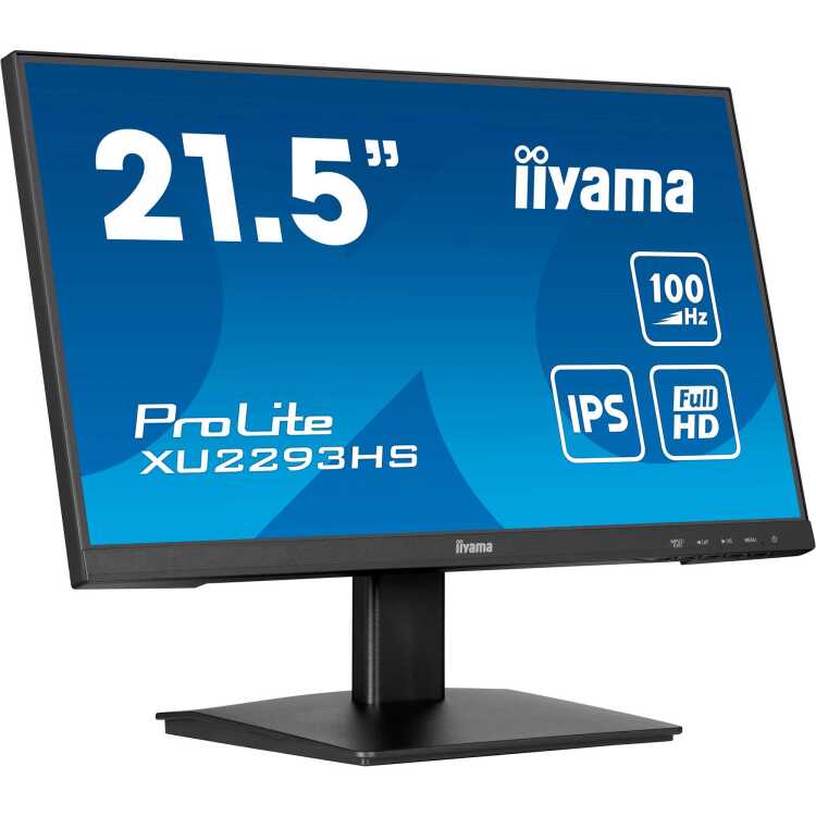 iiyama ProLite XU2293HS-B6 ledmonitor HDMI, DisplayPort, Audio