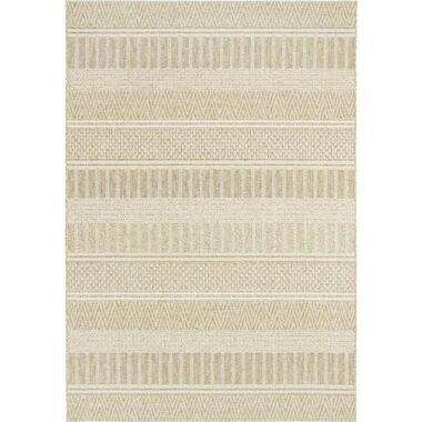 Binnen/buitenvloerkleed Lugo - beige - 160x230 cm - Leen Bakker