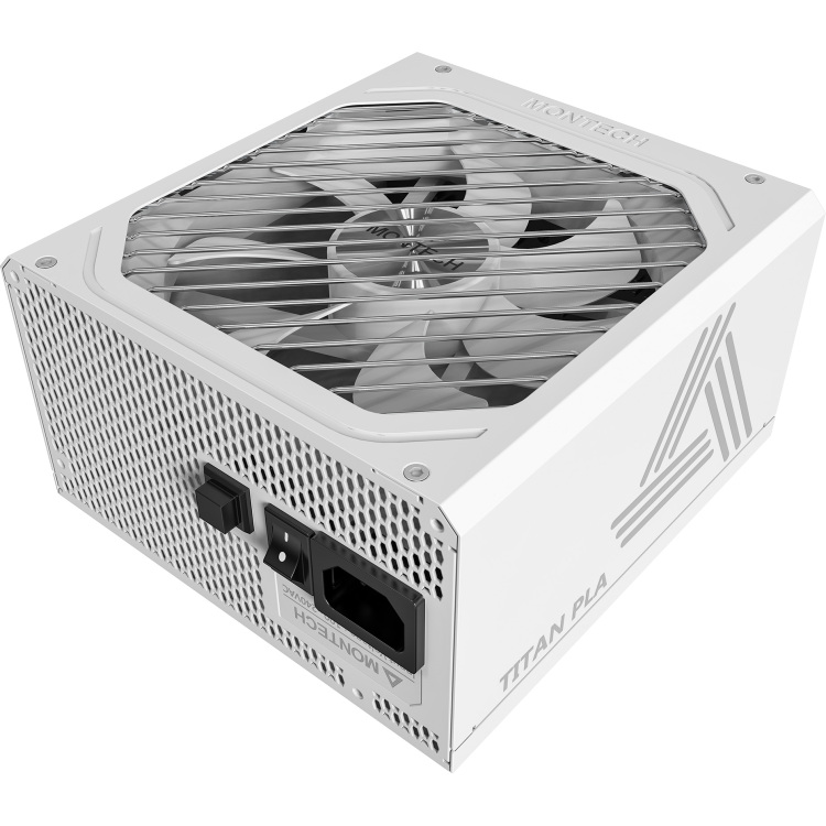 Montech TITAN PLA 1000W voeding 2x PCIe, 1x 12VHPWR, Kabelmanagement