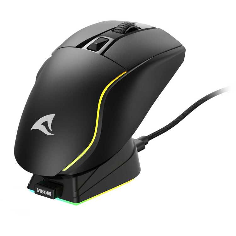 Sharkoon SKILLER SGM50W gaming muis 400 - 6400 dpi, RGB leds