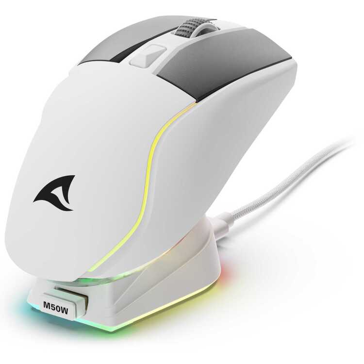 Sharkoon SKILLER SGM50W gaming muis 400 - 6400 dpi, RGB leds