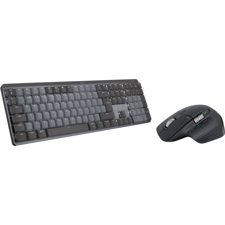 Logitech MX Mechanical + MX Master3S Bundel desktopset 200 - 8000 dpi, Bluetooth Low Energy