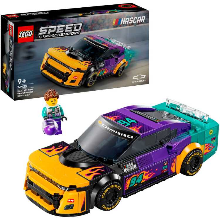 LEGO Speed Champions - NASCAR Next Gen Chevrolet Camaro ZL1 constructiespeelgoed 76935