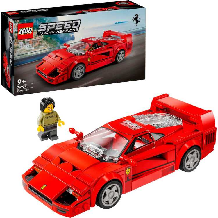 LEGO Speed Champions - Ferrari F40 supercar constructiespeelgoed 76934