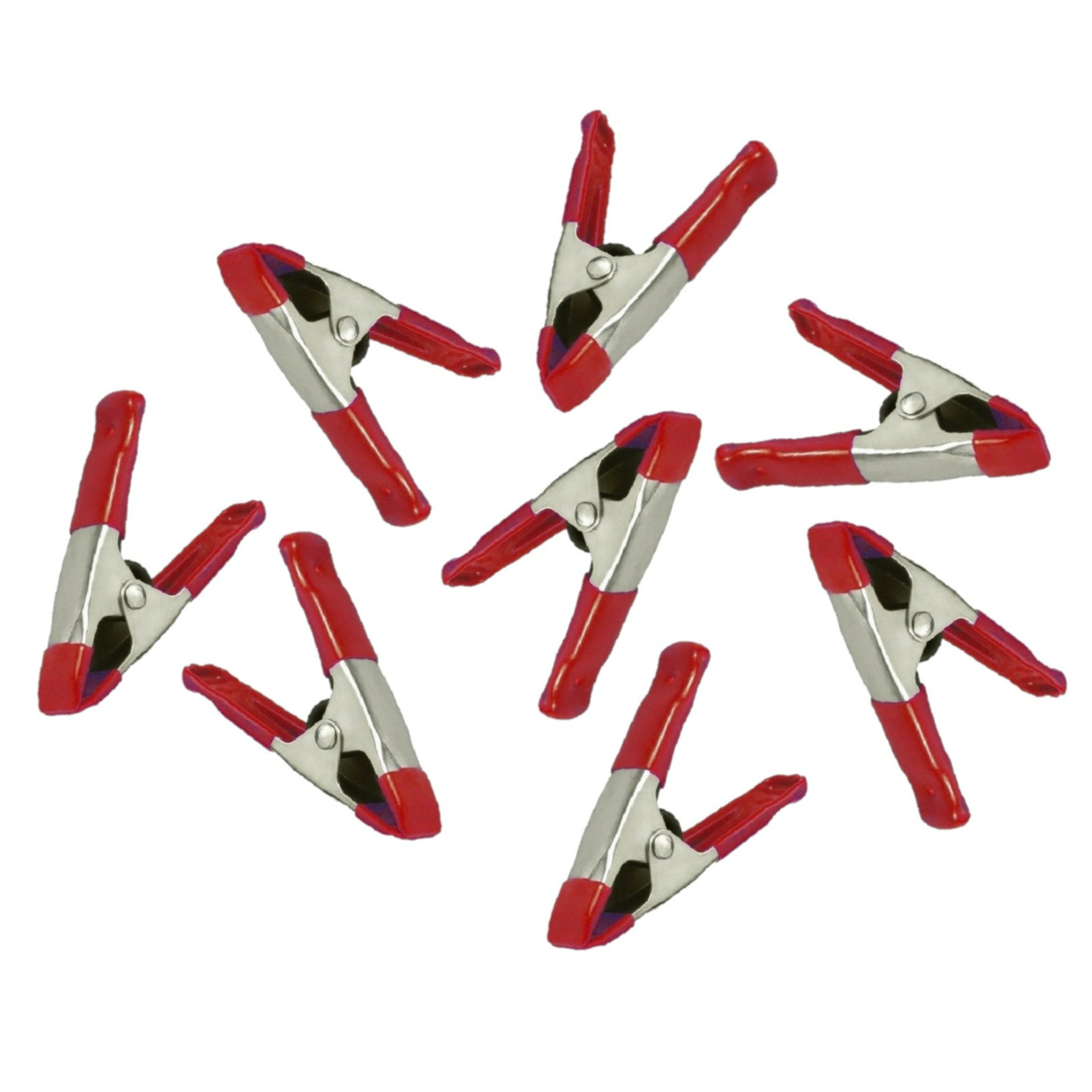 Hobby zeilklemmen - 16x stuks - metaal - 5 cm - DHZ klemmetjes -