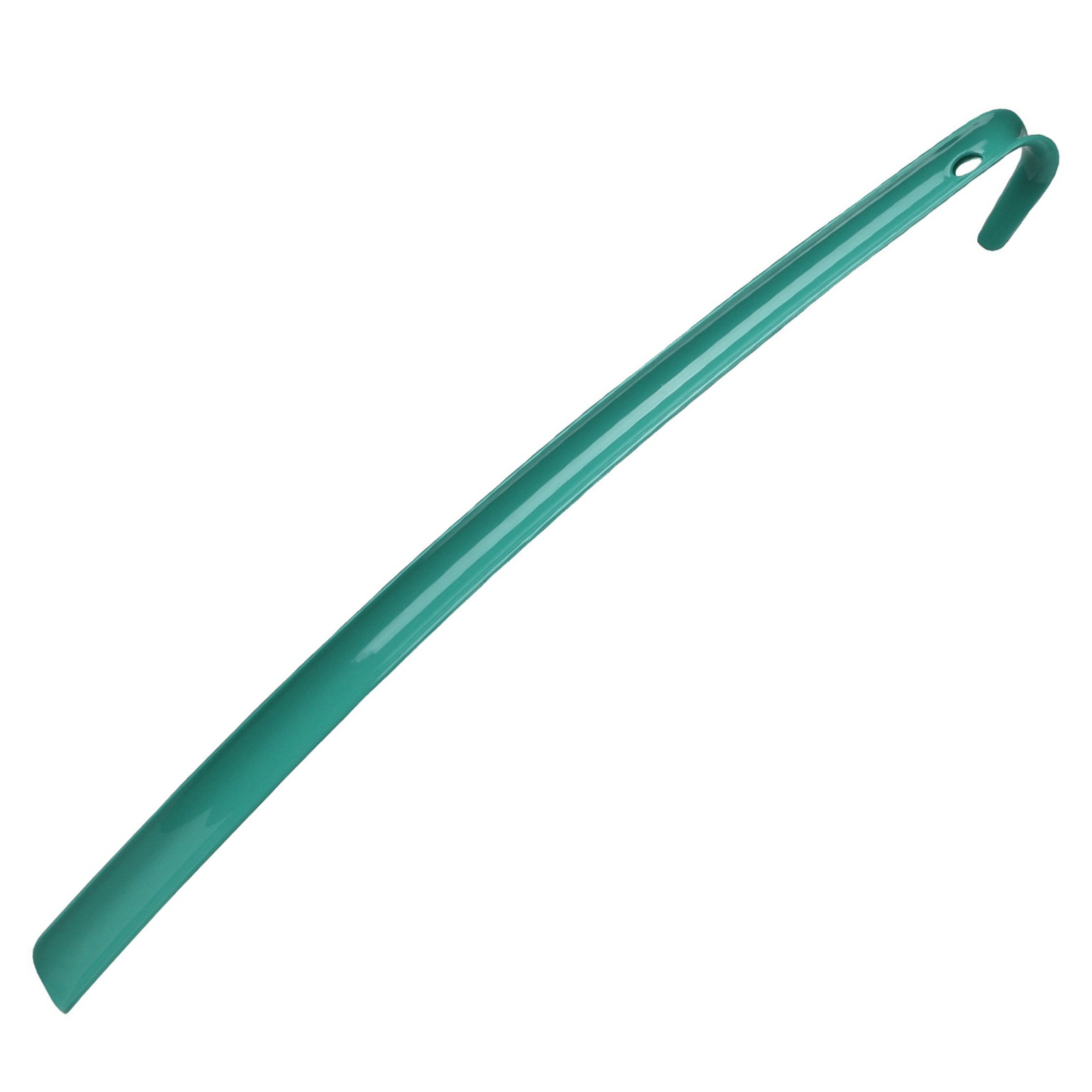 Schoenlepel - lang - kunststof - mint groen - 60 cm - schoentrekker -