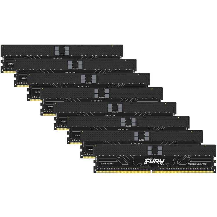 Kingston FURY 128 GB DDR5-6400 Octa-Kit werkgeheugen KF564R32RBEK8-128, Renegade Pro, XMP 3.0, EXPO 1.1