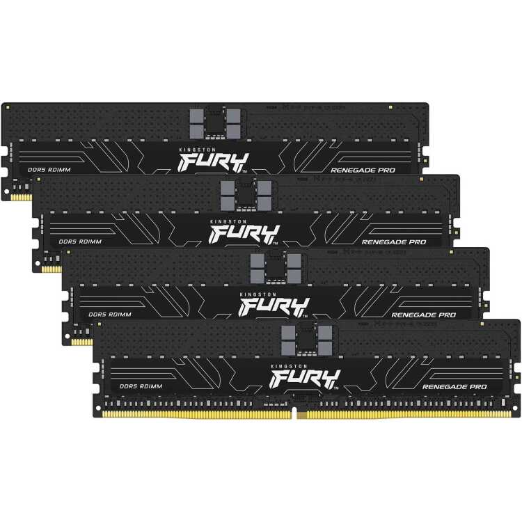 Kingston FURY 128 GB DDR5-6800 Quad-Kit werkgeheugen KF568R34RB2K4-128, Renegade Pro, XMP 3.0