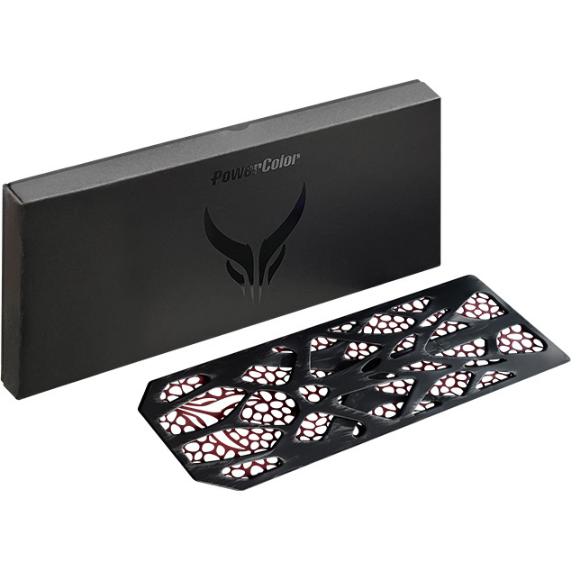 PowerColor Red Devil RX 7000 Series Devil Skin - Generative Swappable Backplate backplate