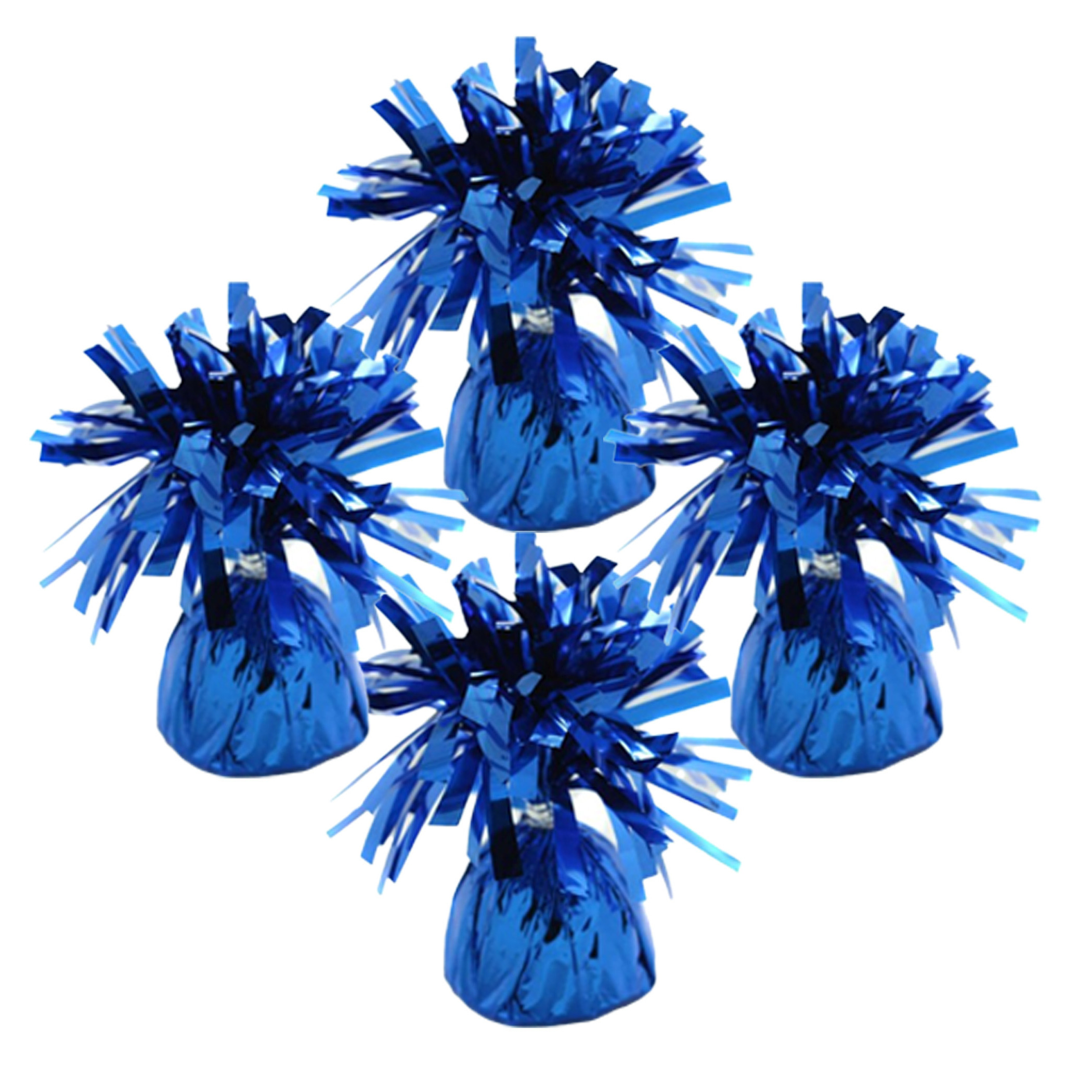 Ballon gewichtjes - 8x - blauw - 170 gram - gewichtjes voor helium ballontrosjes -