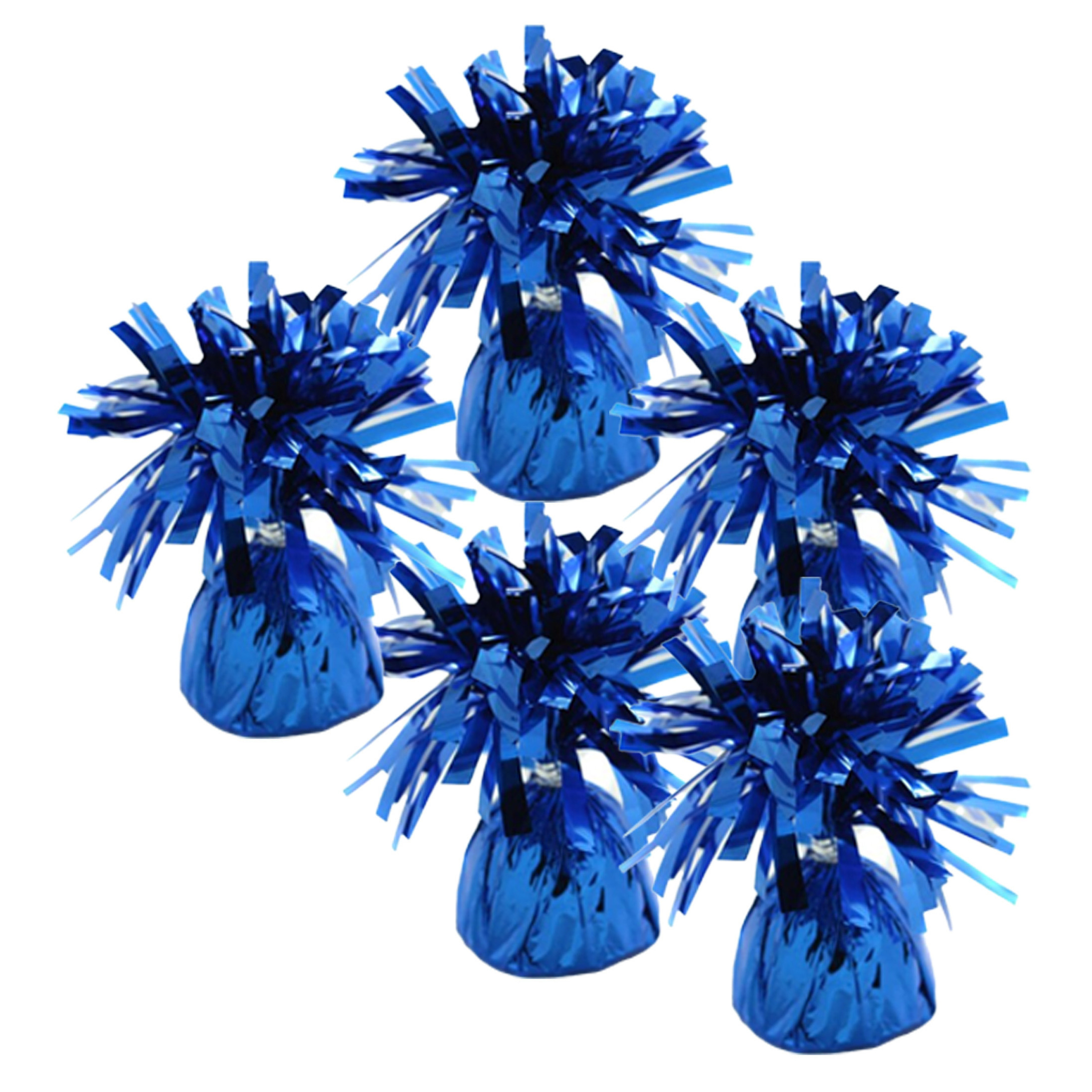 Ballon gewichtjes - 10x - blauw - 170 gram - gewichtjes voor helium ballontrosjes -