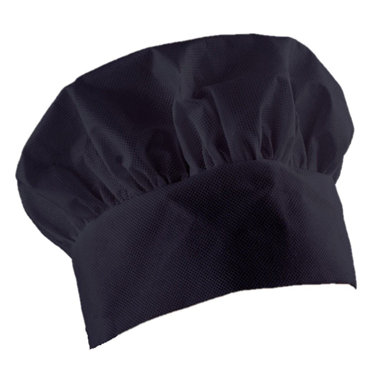 Koksmuts voor volwassenen - verkleed accessoires - zwart - beroepen - chefkok -