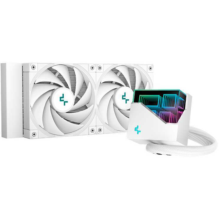 DeepCool LE720 WH waterkoeling 4-pins PWM fan-connector