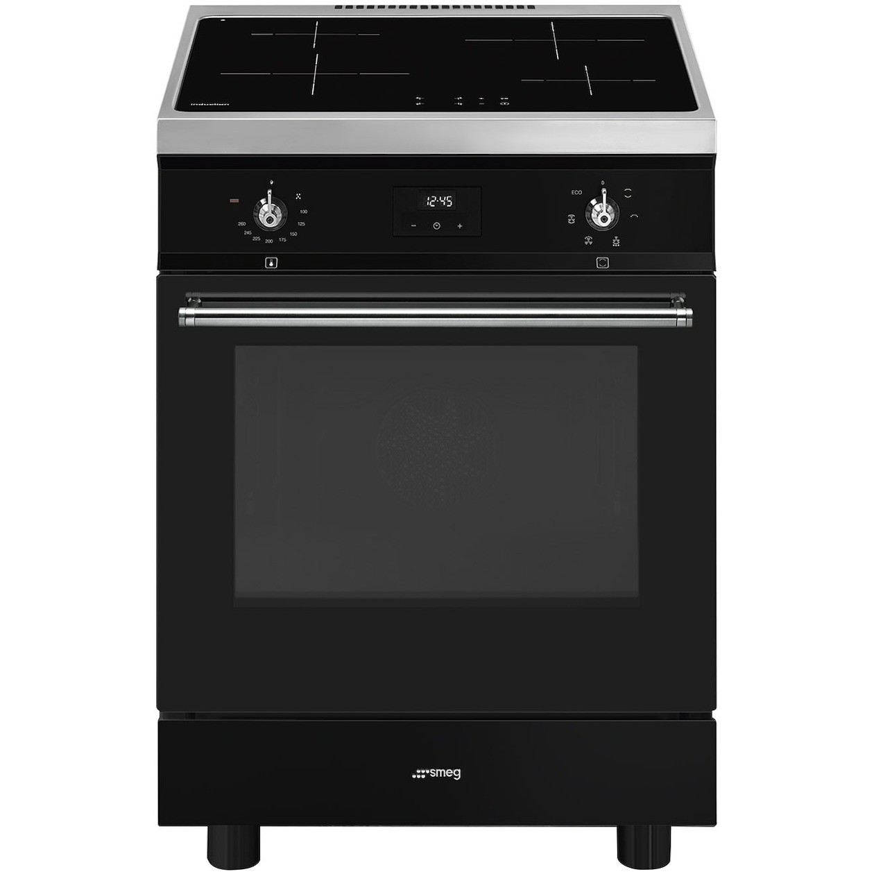 Smeg C6IMBLT2 Inductie fornuis Zwart