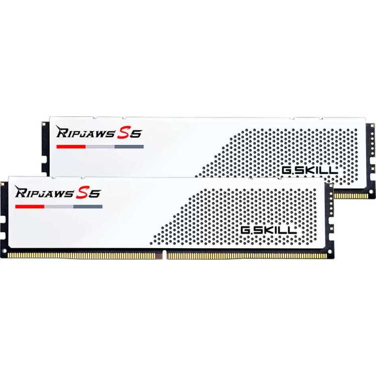 G.Skill 32 GB DDR5-6400 (2x 16 GB) Dual-Kit werkgeheugen F5-6400J3648F16GX2-RS5W, Ripjaws S5, Intel XMP
