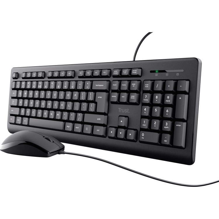 Trust Wired Keyboard And Mouse Set desktopset