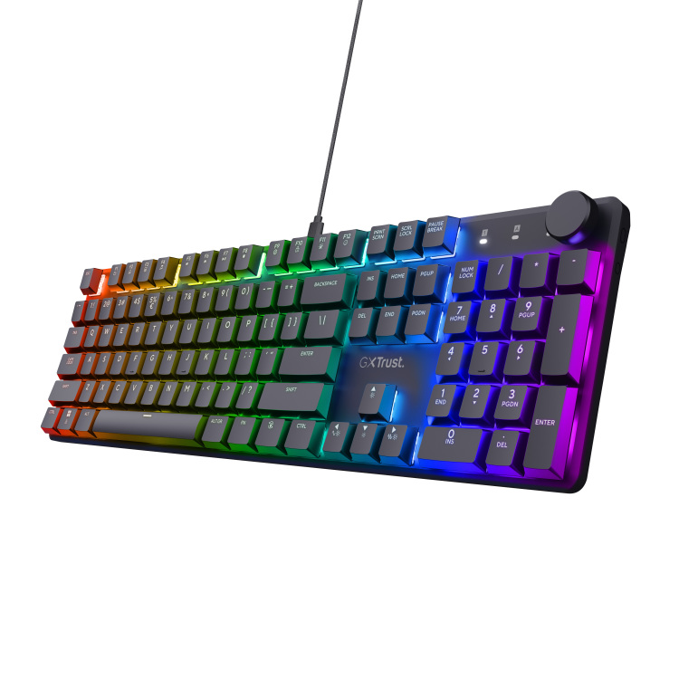 Trust GXT 866 Torix Hoogwaardig mechanisch gaming-toetsenbord gaming toetsenbord RGB