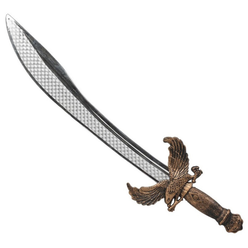 Zwaard van Krijger/ridder/viking - verkleed speelgoed - 51 cm - kunststof - wapens - kind/adults -