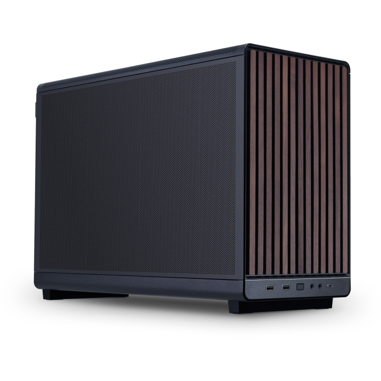 Lian Li A3-mATX Black (Wood Edition) tower behuizing