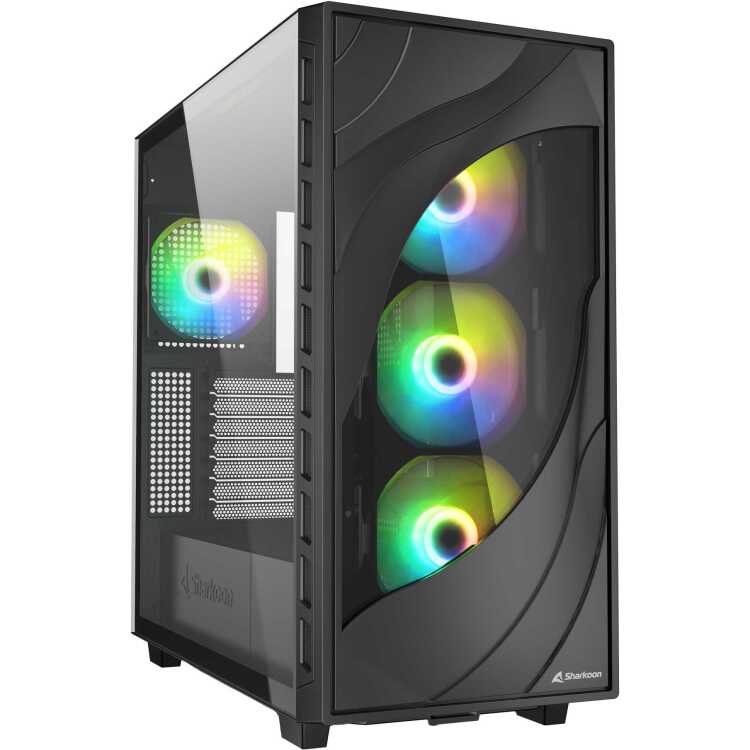Sharkoon Rebel C80G RGB tower behuizing Window-kit