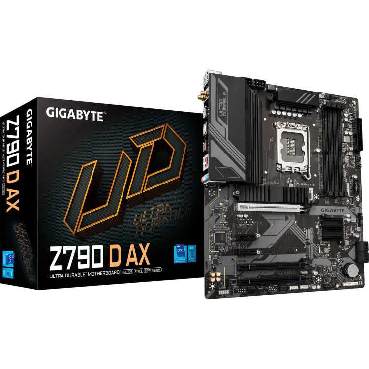 GIGABYTE Z790 D AX moederbord RAID, 2.5 Gb-LAN, Sound, ATX
