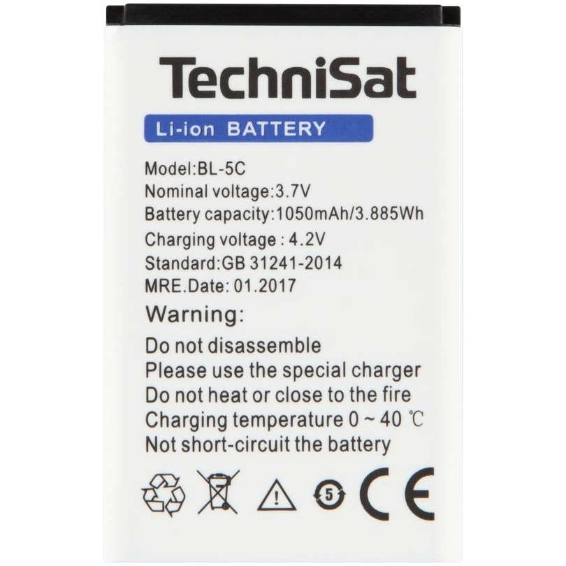 TechniSat Lithium batterij voor TECHNIRADIO 6 IR, DIGITRADIO 1, DIGITRADIO 2 / 2S… Batterij